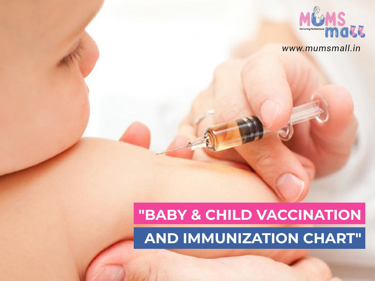 Baby Immunization and Vaccination Chart